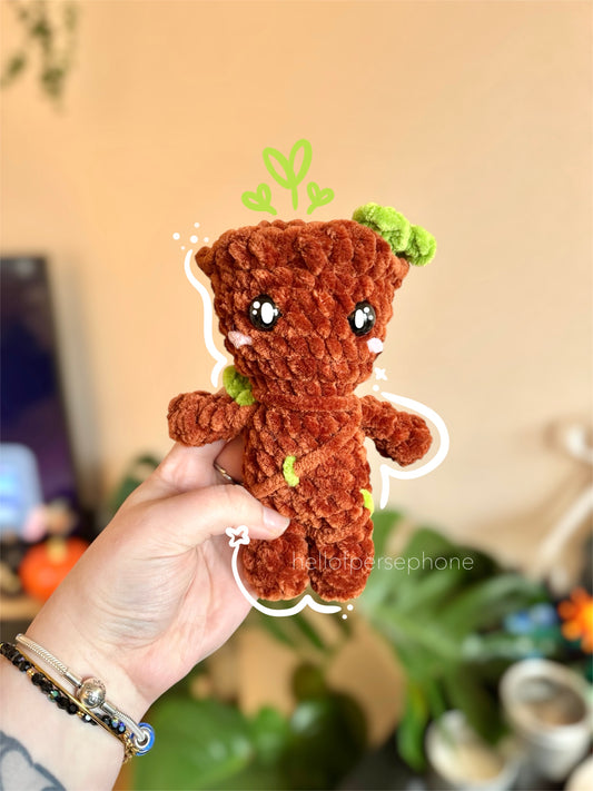 peluche au crochet arbre groot gardiens de la galaxie amigurumi